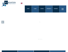 Tablet Screenshot of blunovation.com